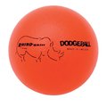 Champion Sports Rhino Skin Dodgeball Set, Neon Orange - Set of 6 CH56047